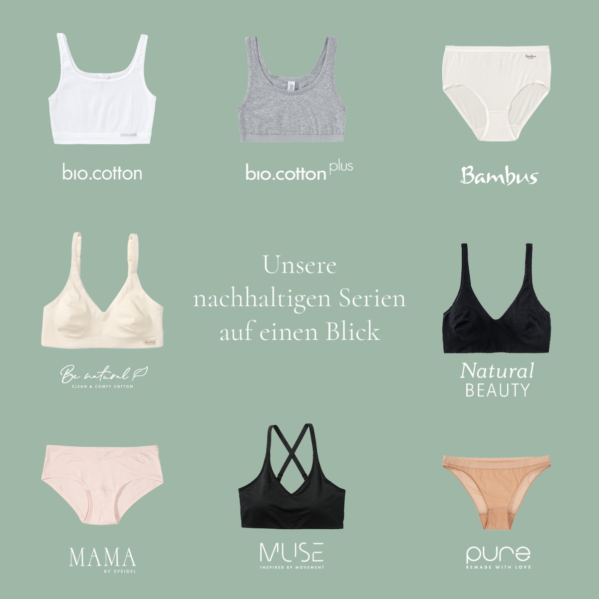 Unsere nachhaltigen Serien auf einen Blick