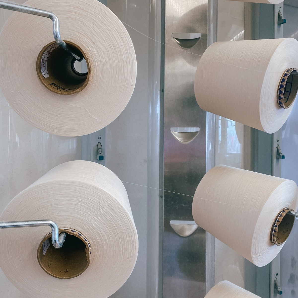 Garnspulen aus Polyamid