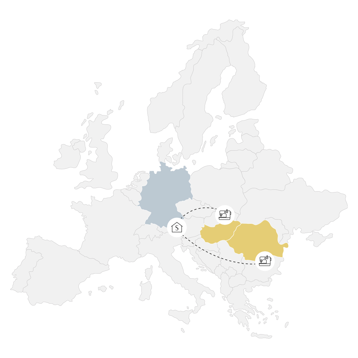 Speidel Produktionswerke in Deutschland und Ungarn und Rumänien