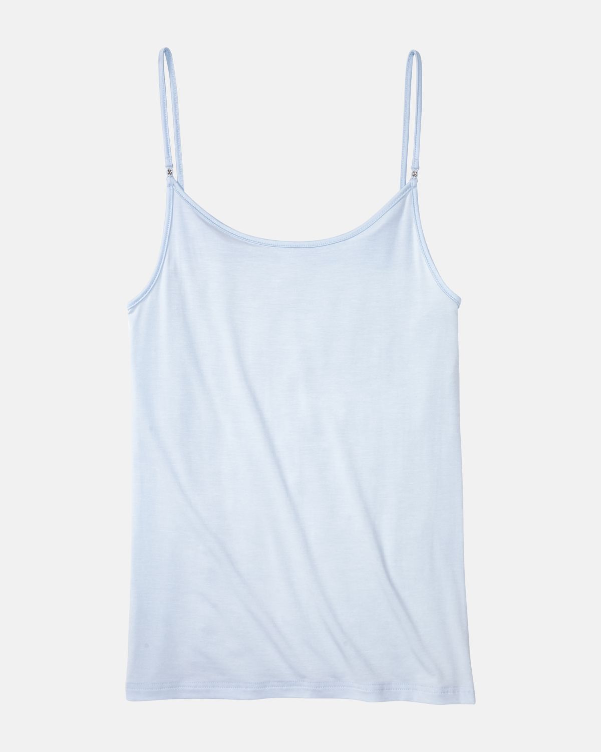 Hemd in aquamarin aus der Serie Sensuelle, flach auf einer Oberfläche liegend.