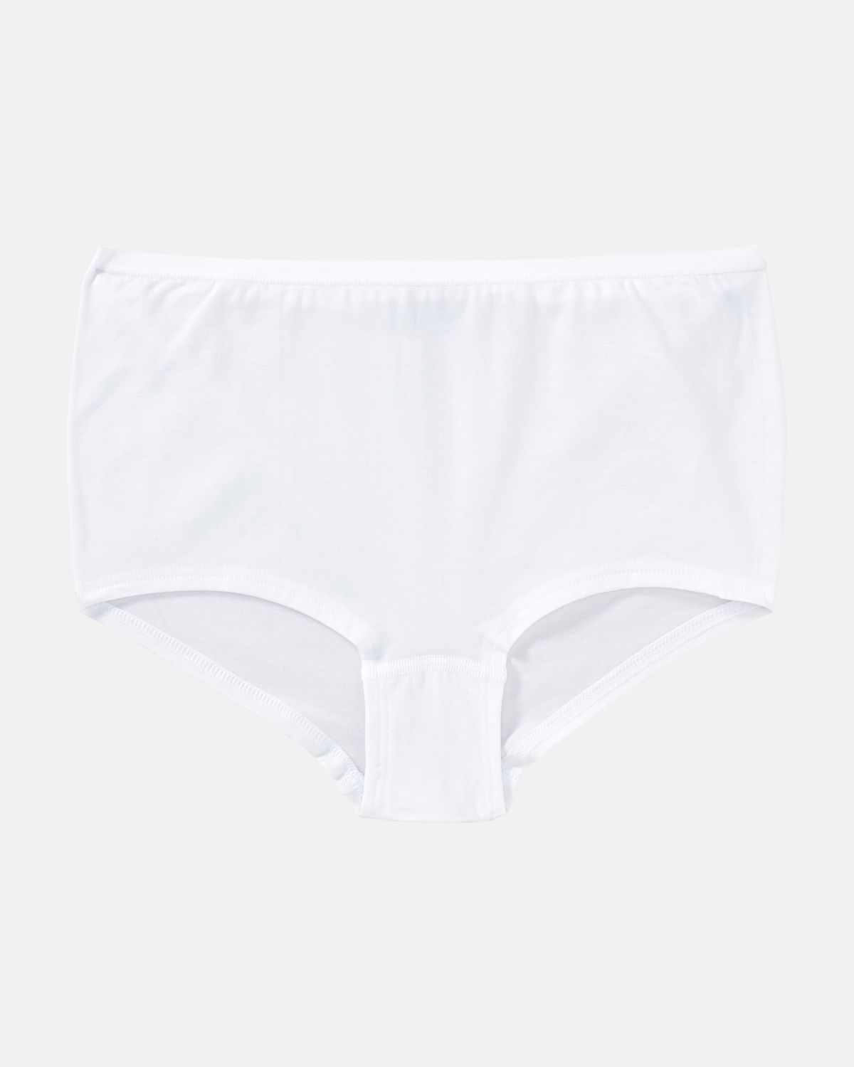 Pant in off white aus der Serie Natural Beauty, flach auf einer Oberfläche liegend.