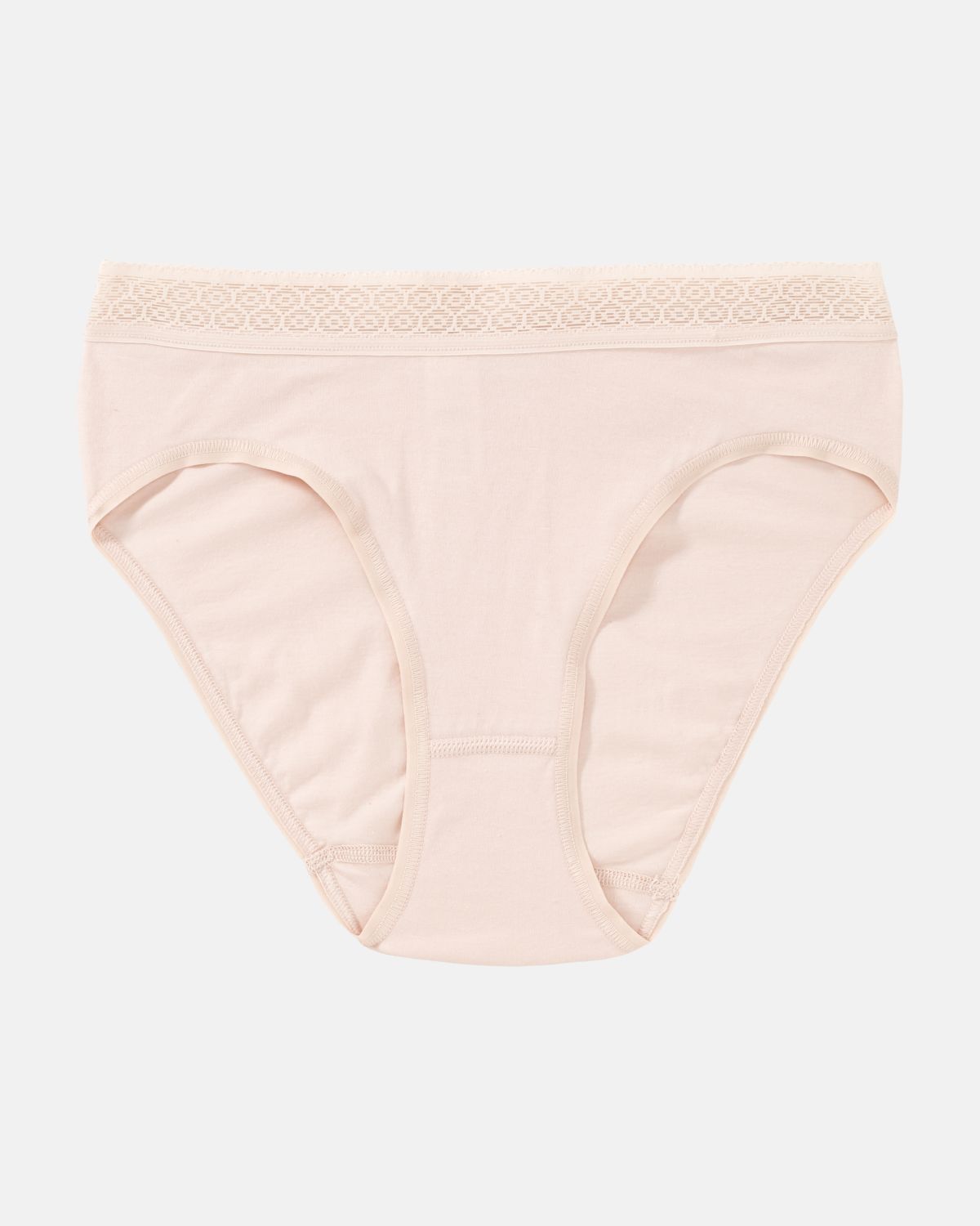 Bikinislip in honey aus der Serie Feelin'fine, flach auf einer Oberfläche liegend.