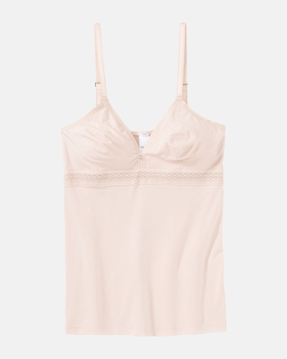 BH Hemd gemoldet in honey aus der Serie Feelin'fine, flach auf einer Oberfläche liegend.