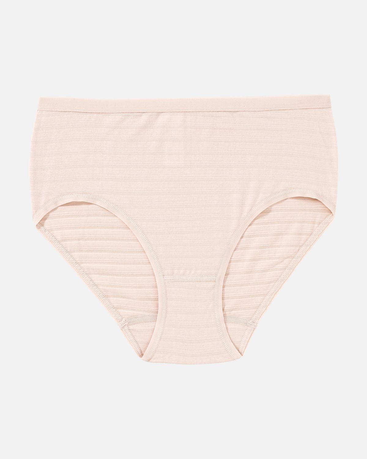 Midislip in honey aus der Serie Cotton&More, flach auf einer Oberfläche liegend.