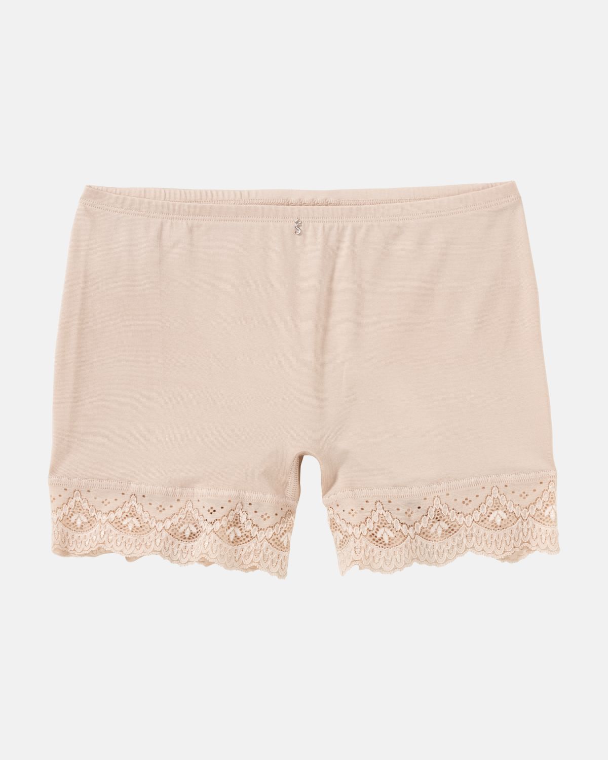 Pant in honey aus der Serie Stella, flach auf einer Oberfläche liegend.