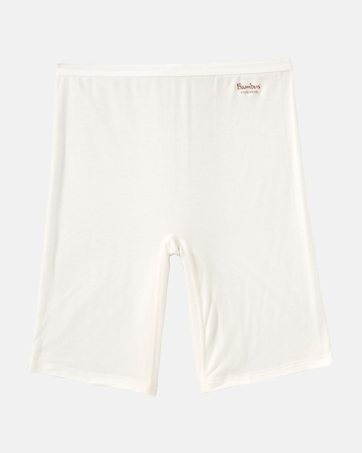 Longpant in elfenbein aus der Serie Swenja, flach auf einer Oberfläche liegend.