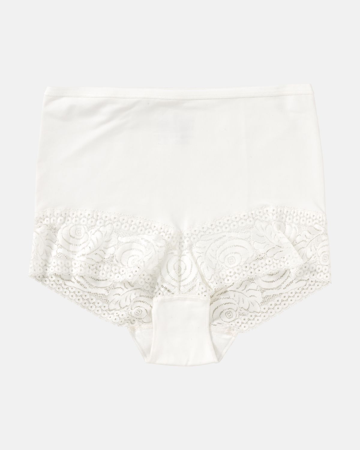 Pant in elfenbein aus der Serie Inshape, flach auf einer Oberfläche liegend.