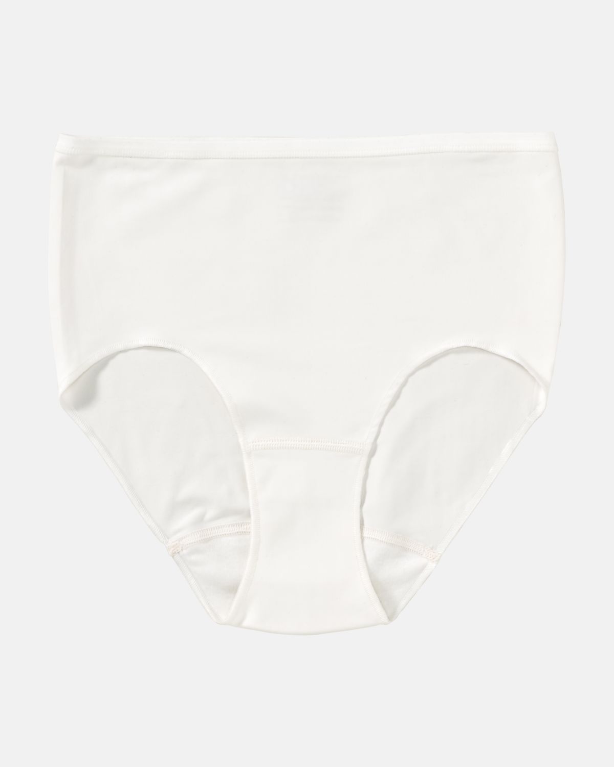 Classic Slip in elfenbein aus der Serie Inshape, flach auf einer Oberfläche liegend.