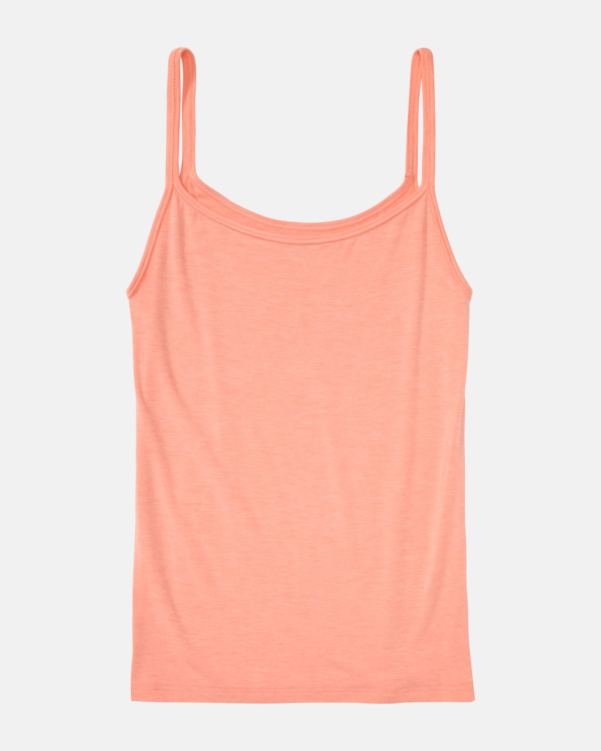 Hemd in melone mélé aus der Serie Raphaela, flach auf einer Oberfläche liegend.