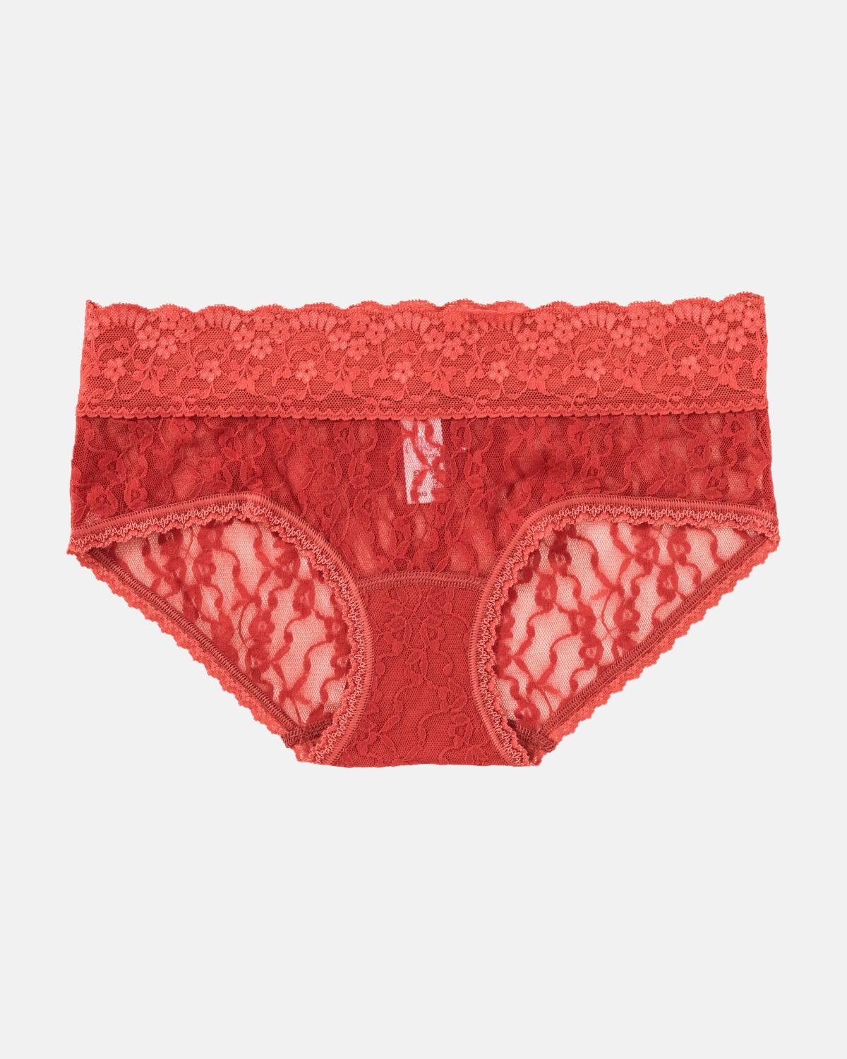 Low Hip in pepper aus der Serie Lacy, flach auf einer Oberfläche liegend.