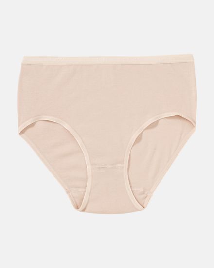 Maxislip in honey aus der Serie Silke, flach auf einer Oberfläche liegend.