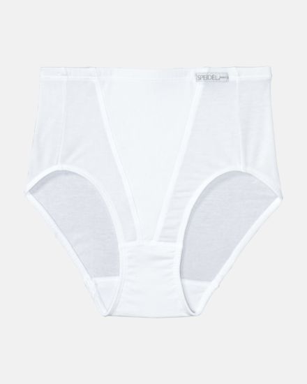 Formslip in weiß aus der Serie Shape, flach auf einer Oberfläche liegend.