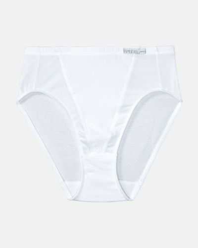 Formslip in weiß aus der Serie Shape, flach auf einer Oberfläche liegend.