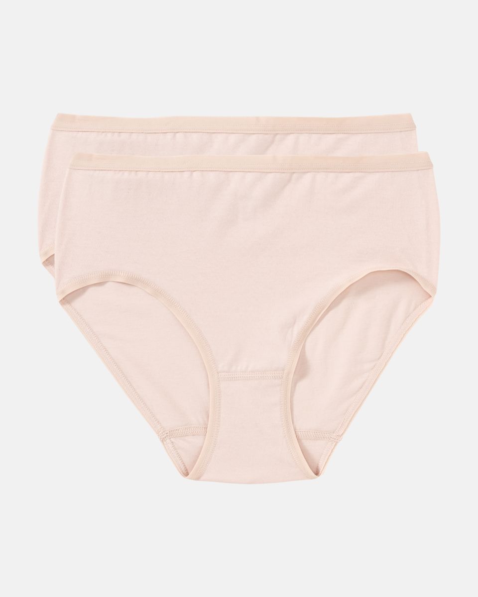 Midislip in honey aus der Serie Take two, flach auf einer Oberfläche liegend.